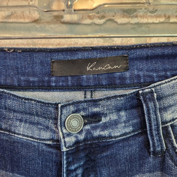 Kancan Womens Double Patched Distressed Holy Denim Jeans Size W 11 29 - Picture 2 of 15